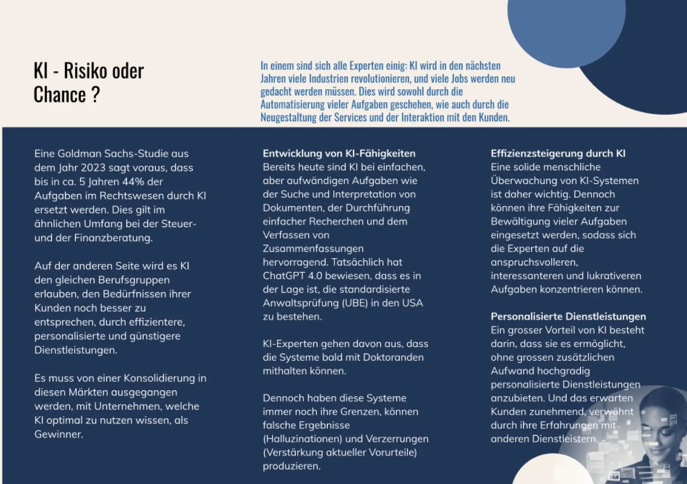 KI: Risiko oder Chance?