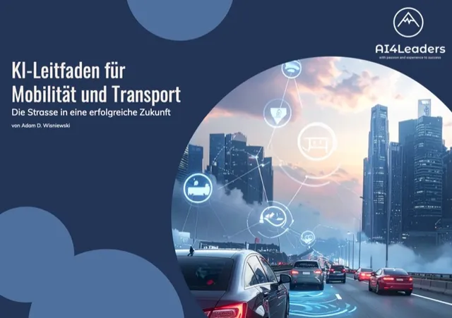 Titelseite: KI-Leitfaden für Mobilität und Transport