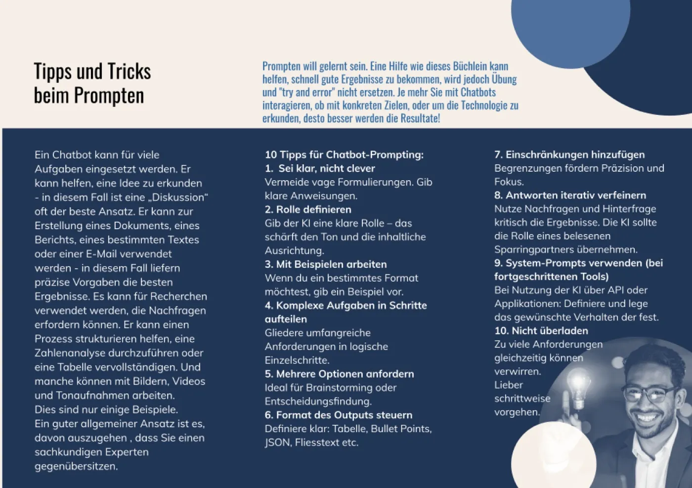 Tipps und Tricks beim Prompten