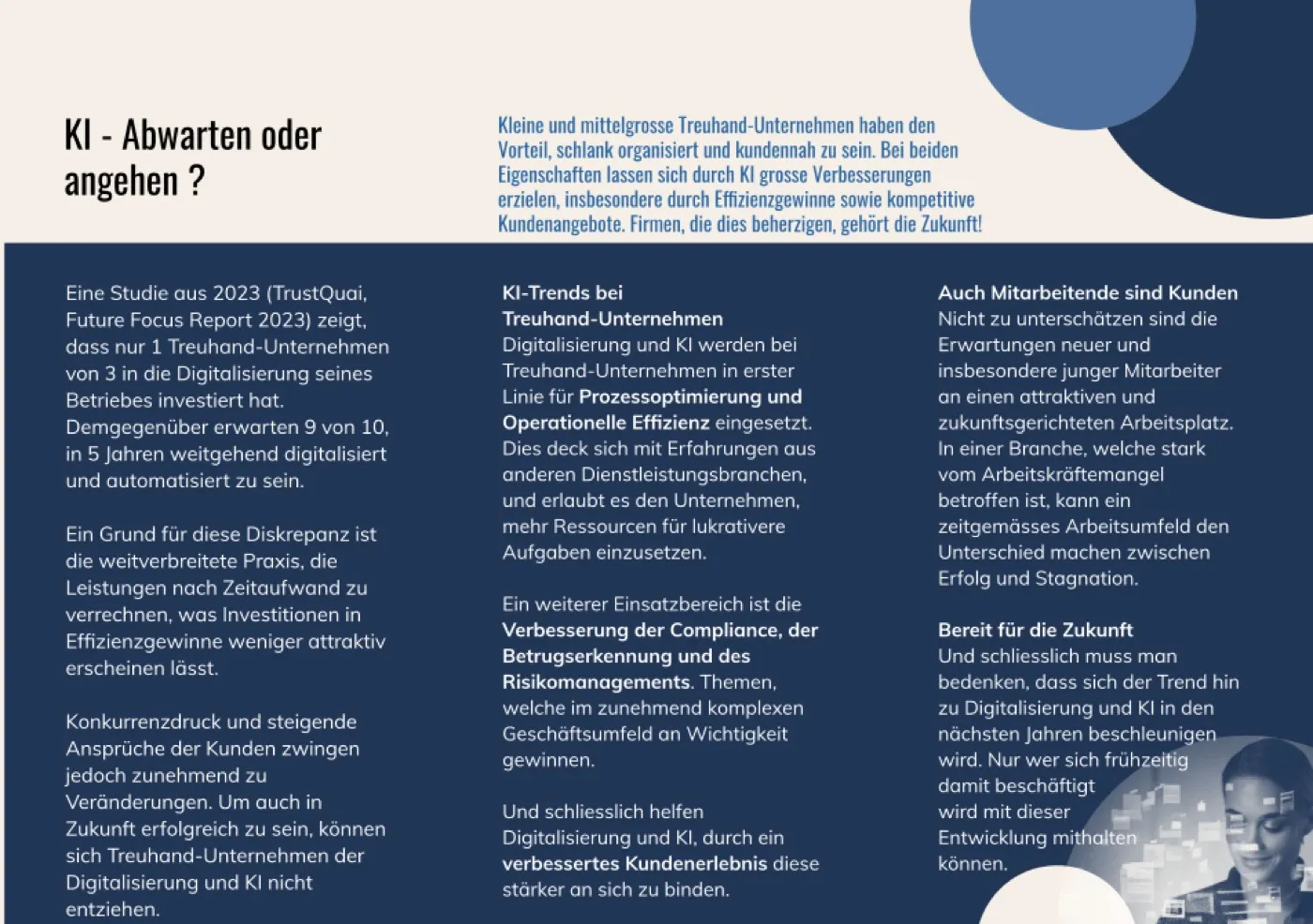 Abwarten oder angehen?